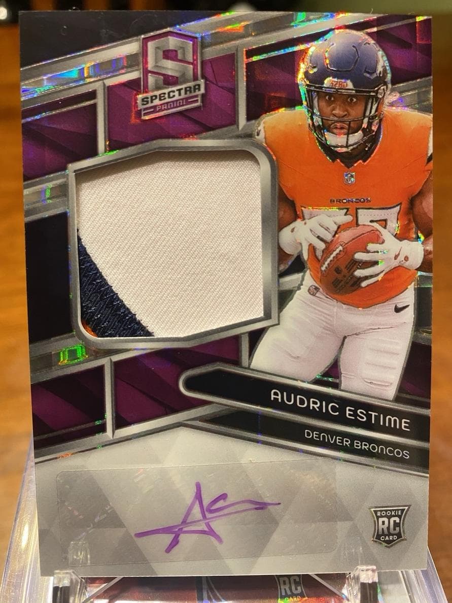 Audric Estime 2024 panini Panini Spectra