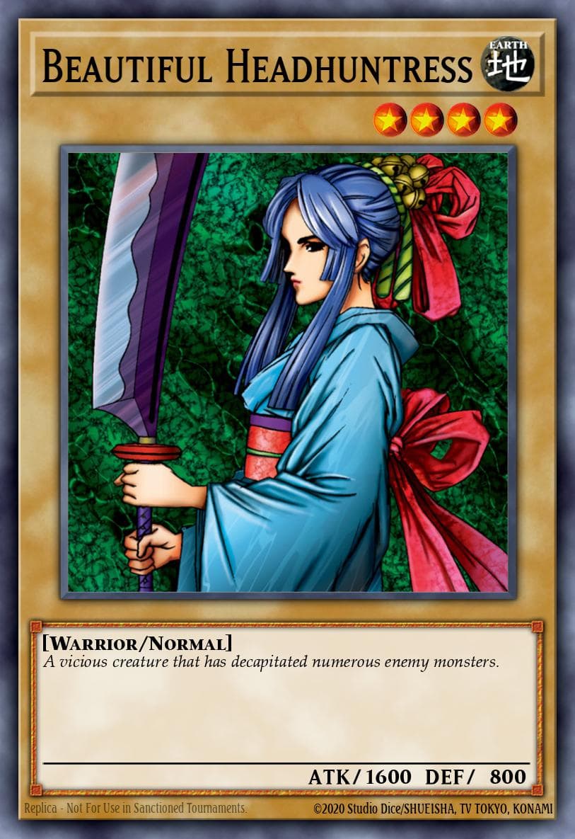 Beautiful Headhuntress 2002 Yu-Gi-Oh!