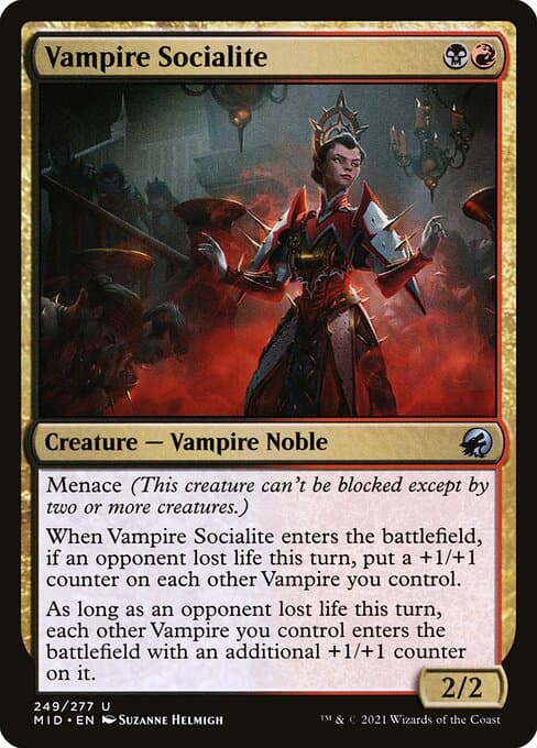 Vampire Socialite 2022 Magic: The Gathering Innistrad: Double Feature