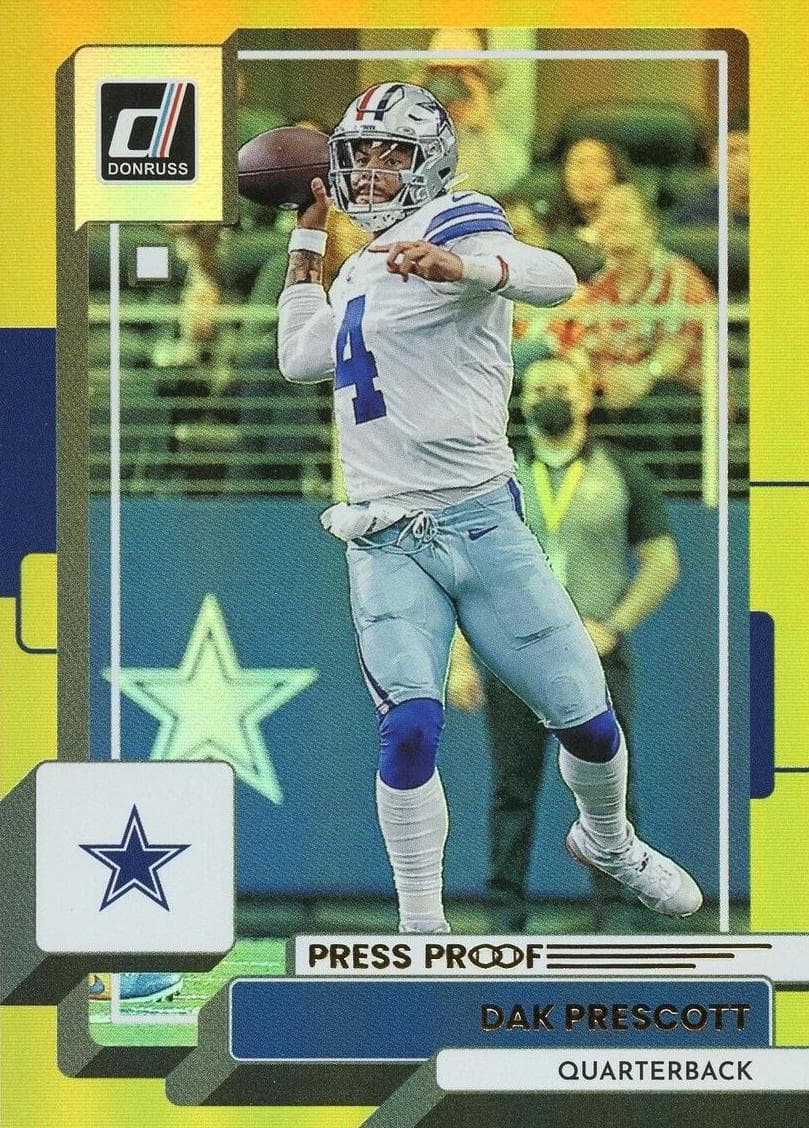 Dak Prescott 2022 panini Donruss