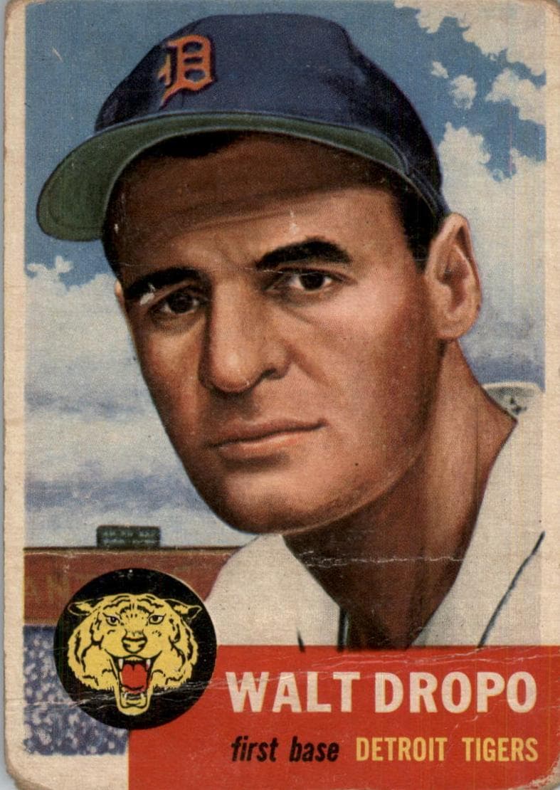 Walt Dropo 1953 topps Topps