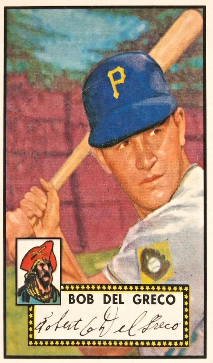 Bob Del Greco 1952 topps Topps