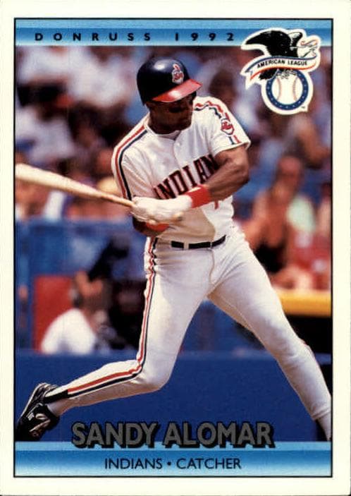 Sandy Alomar 1992 panini Donruss