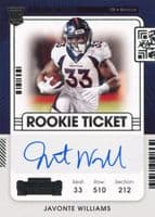 Javonte Williams 2021 panini