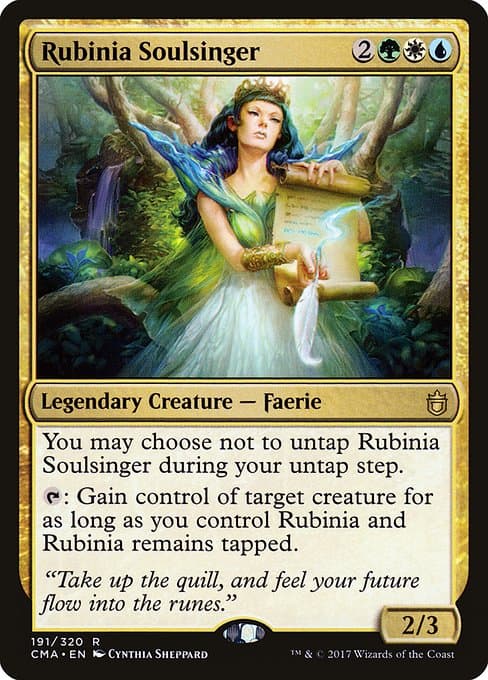 Rubinia Soulsinger 2017 Magic: The Gathering Commander Anthology