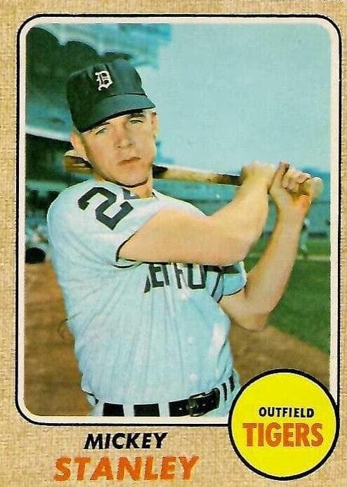 Mickey Stanley 1968 topps O-Pee-Chee