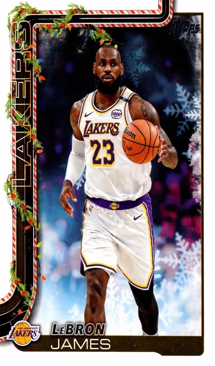 LeBron James 2025 topps Topps Holiday