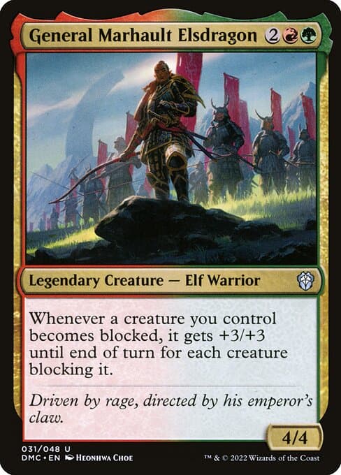 General Marhault Elsdragon 2022 Magic: The Gathering Dominaria United Commander