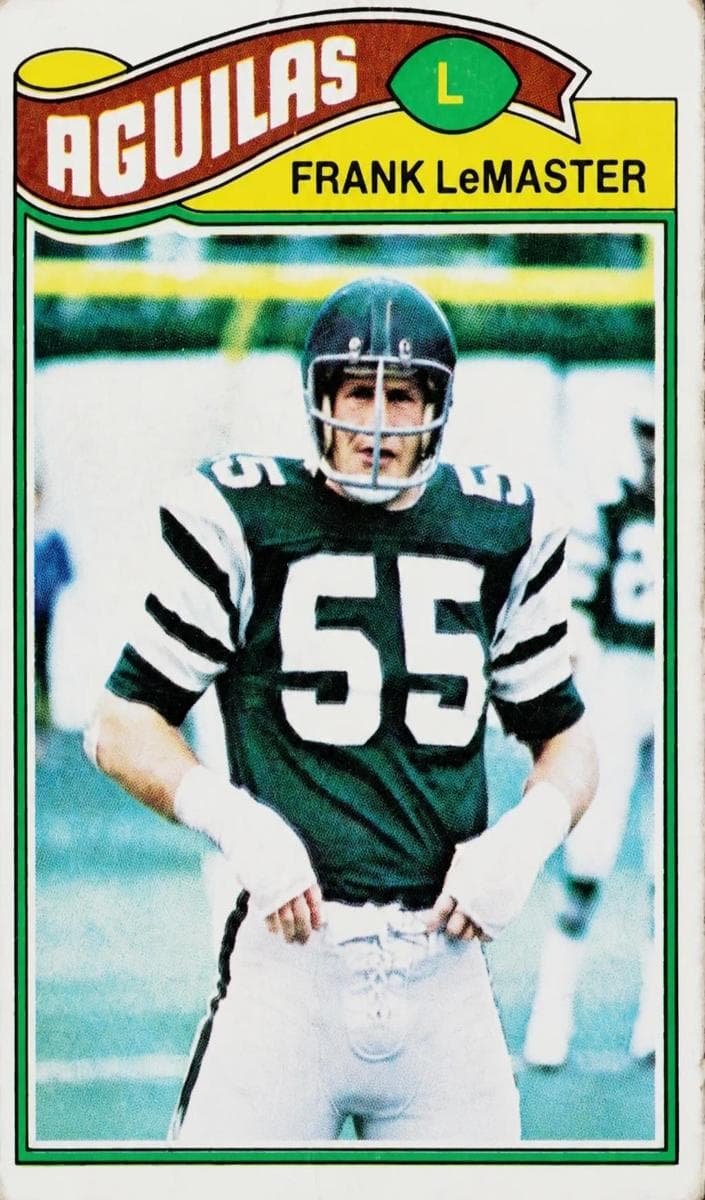 Frank LeMaster 1977 topps Topps Mexican