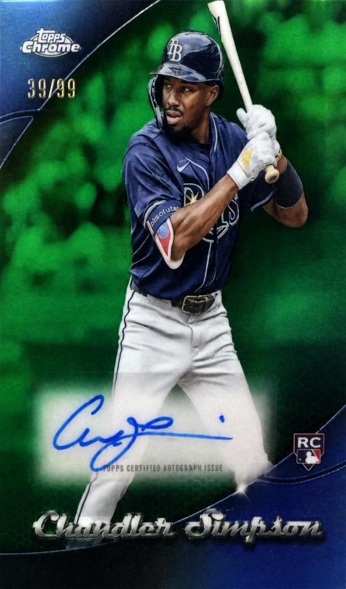 Chandler Simpson 2025 topps Topps Chrome Update
