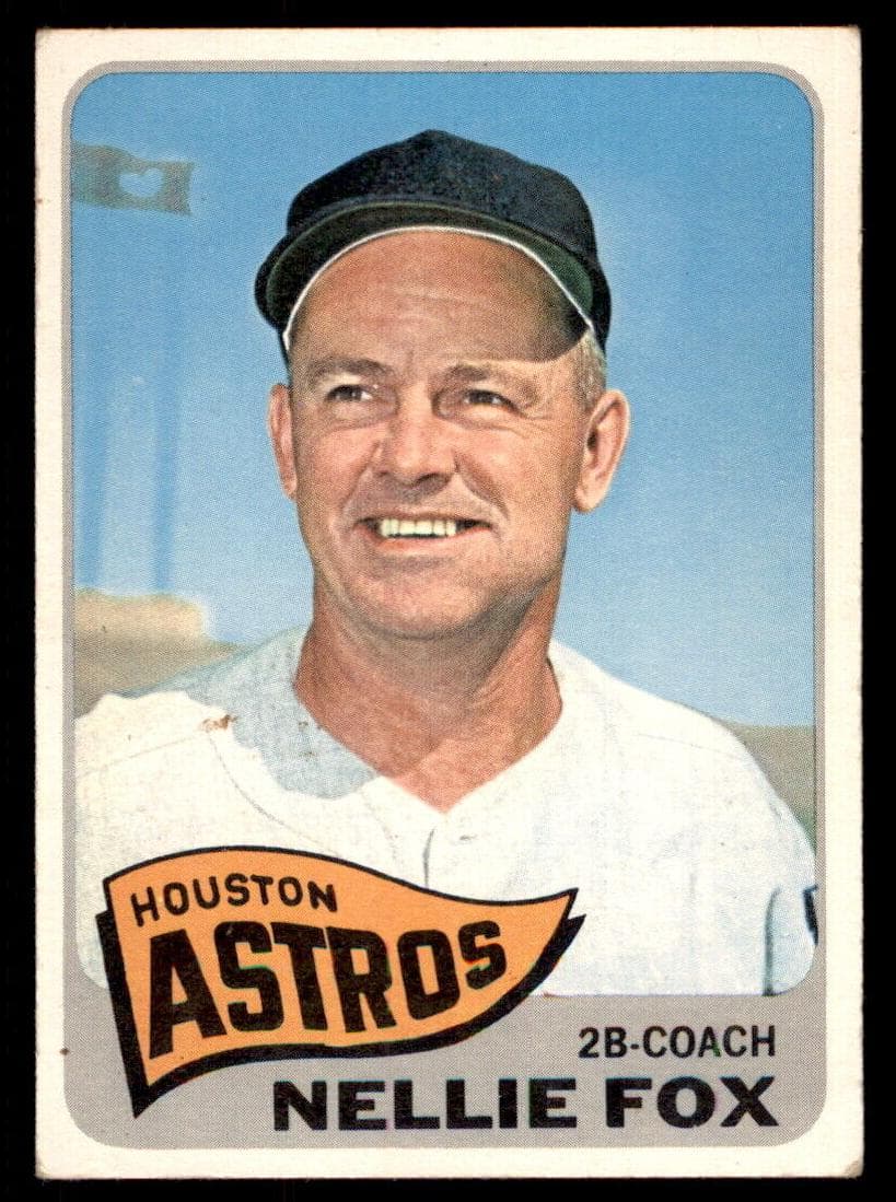 Nellie Fox P/CO 1965 topps Topps