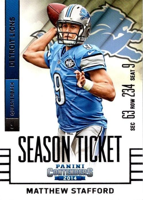 Matthew Stafford 2014 panini