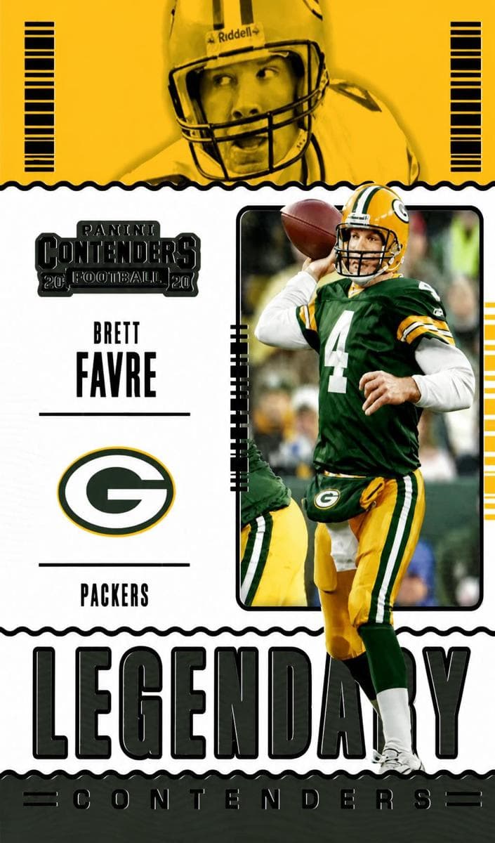 Brett Favre 2020 panini Panini Contenders