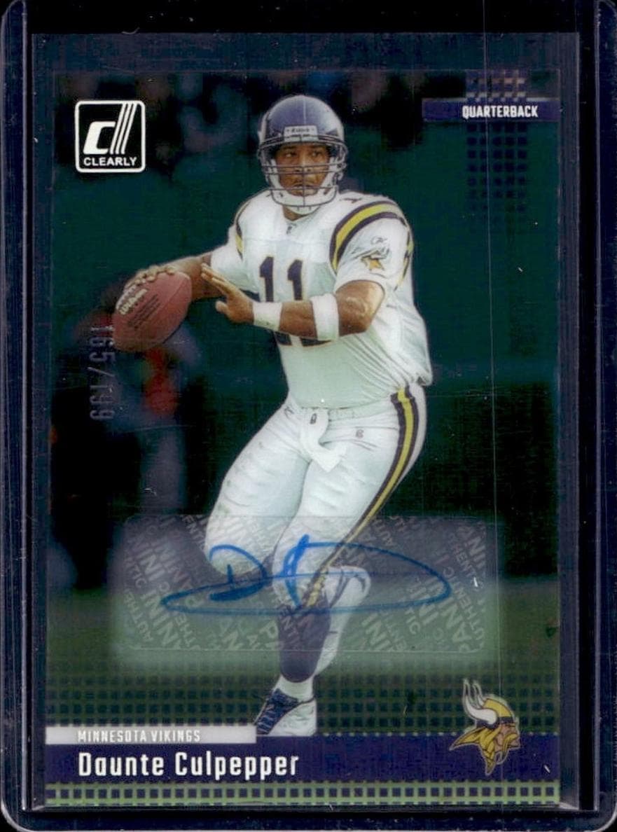 Daunte Culpepper 2024 panini Clearly Donruss