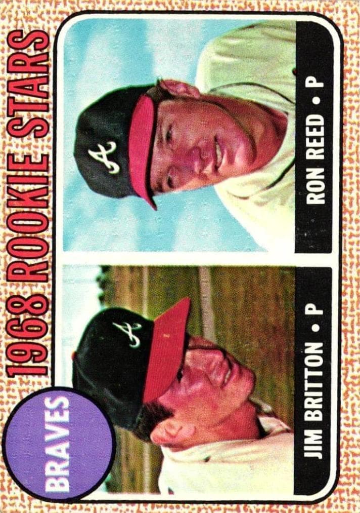 Braves 1968 Rookie Stars (Jim Britton / Ron Reed) #76