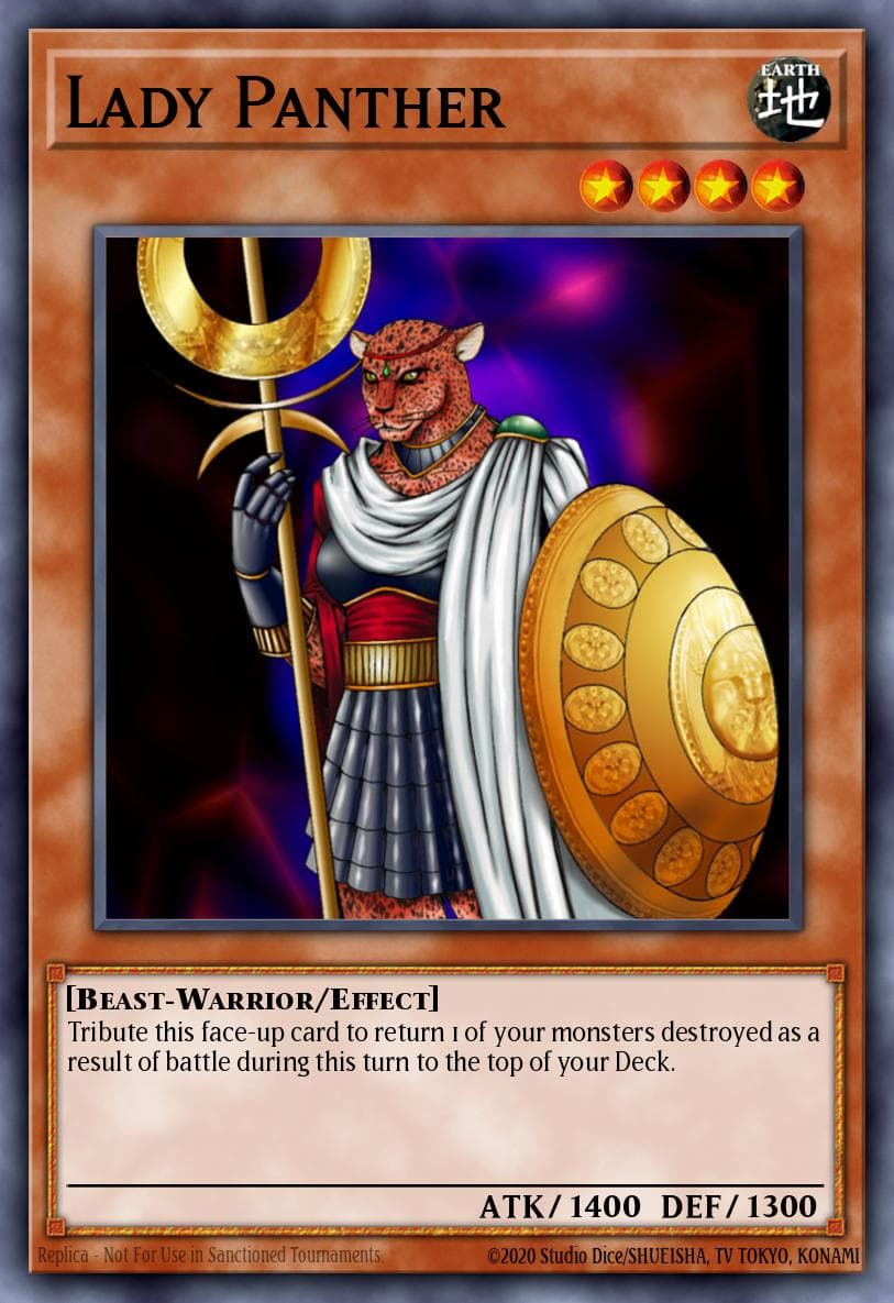 Lady Panther 2003 Yu-Gi-Oh! Labyrinth of Nightmare
