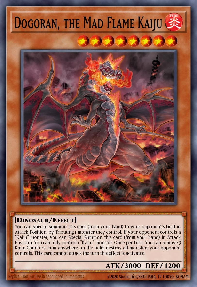 Dogoran, the Mad Flame Kaiju #SR14-EN014