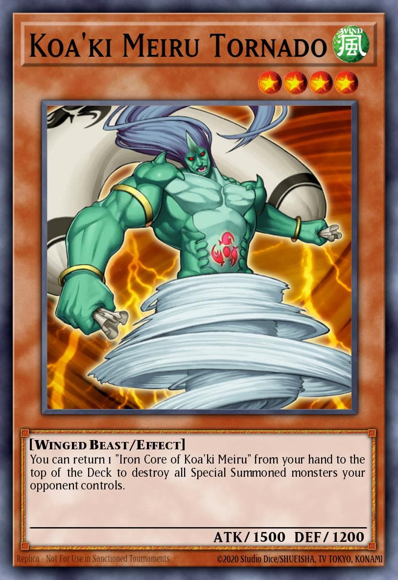Koa'ki Meiru Tornado 2009 Yu-Gi-Oh! Ancient Prophecy