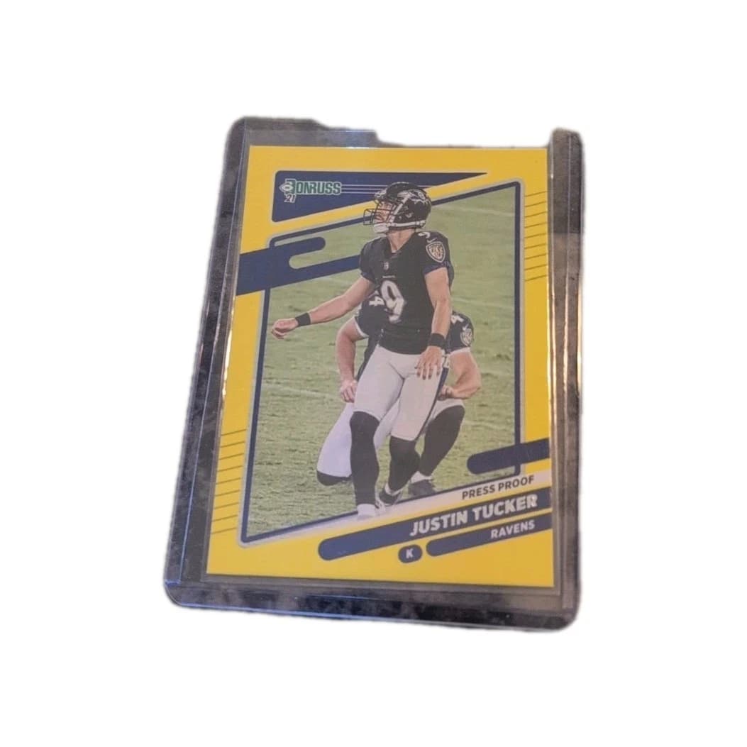 Justin Tucker trading card