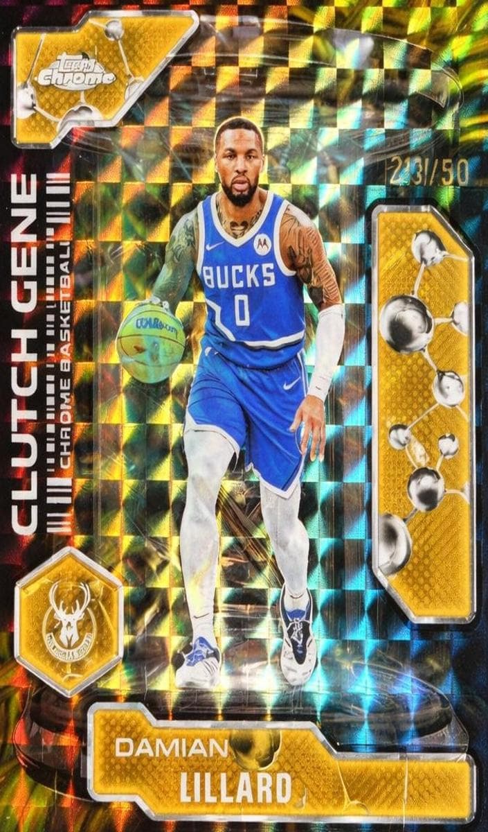 Damian Lillard 2025 topps Topps Chrome