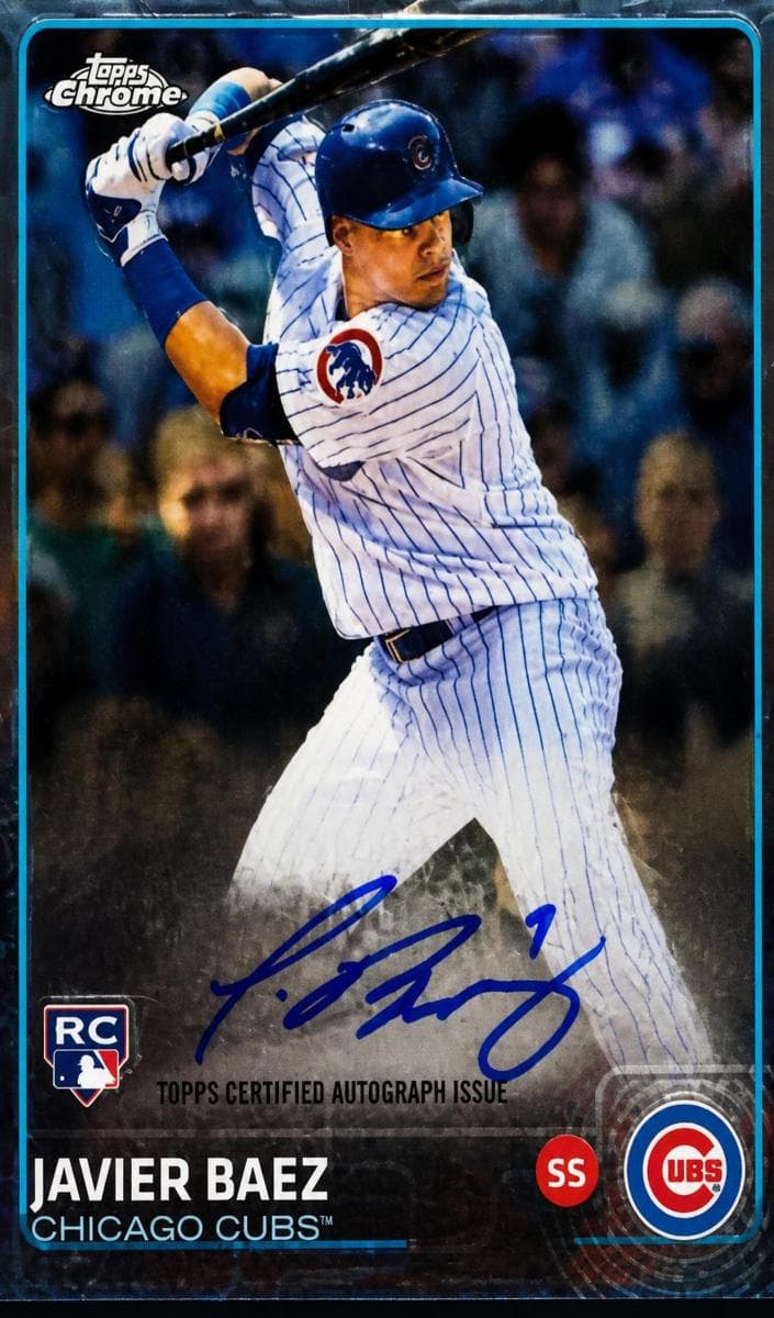 Javier Baez 2015 topps Topps Chrome