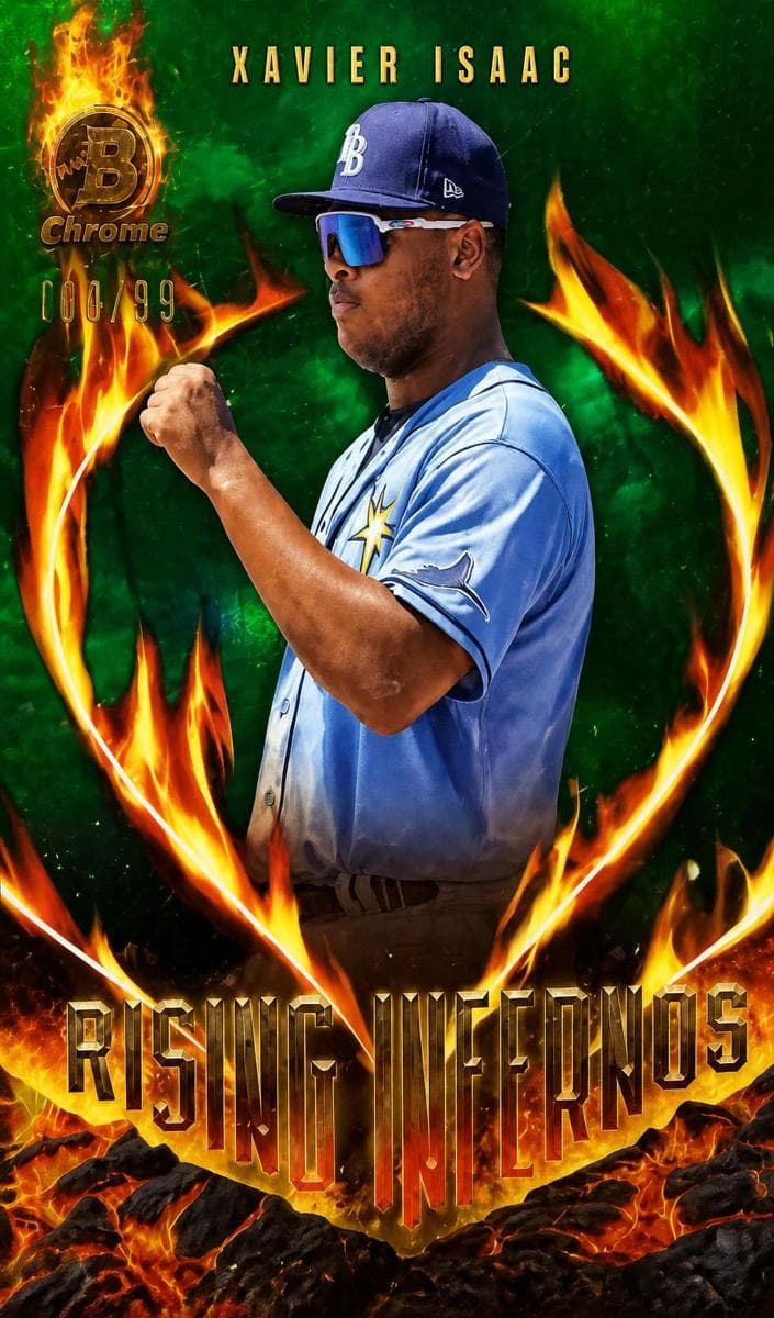 Xavier Isaac 2024 bowman Bowman Chrome