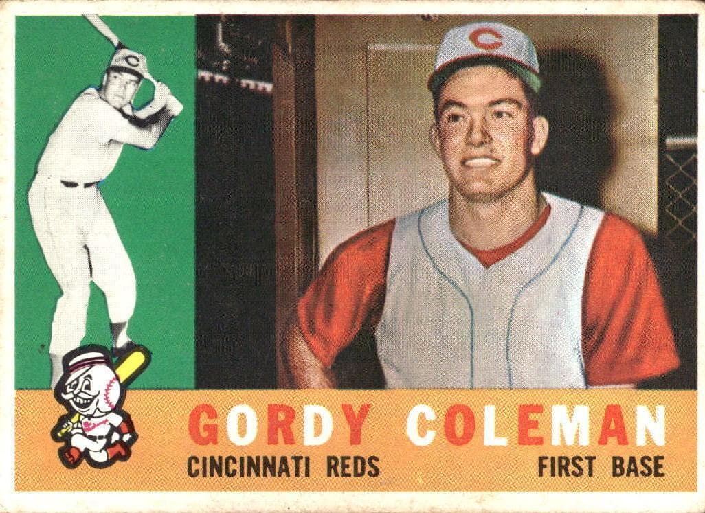 Gordy Coleman 1960 topps Topps