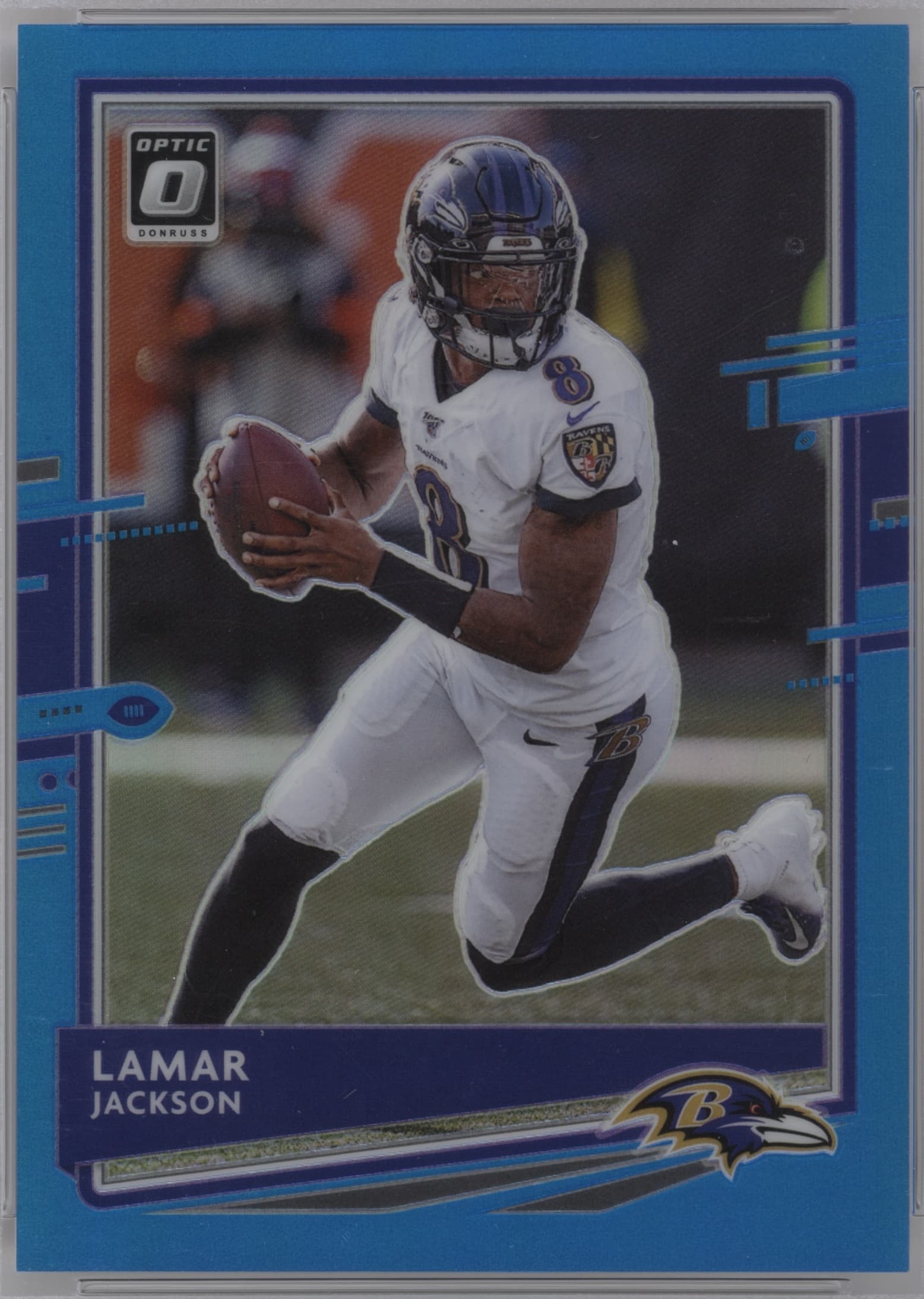 Lamar Jackson 2020 panini Donruss Optic