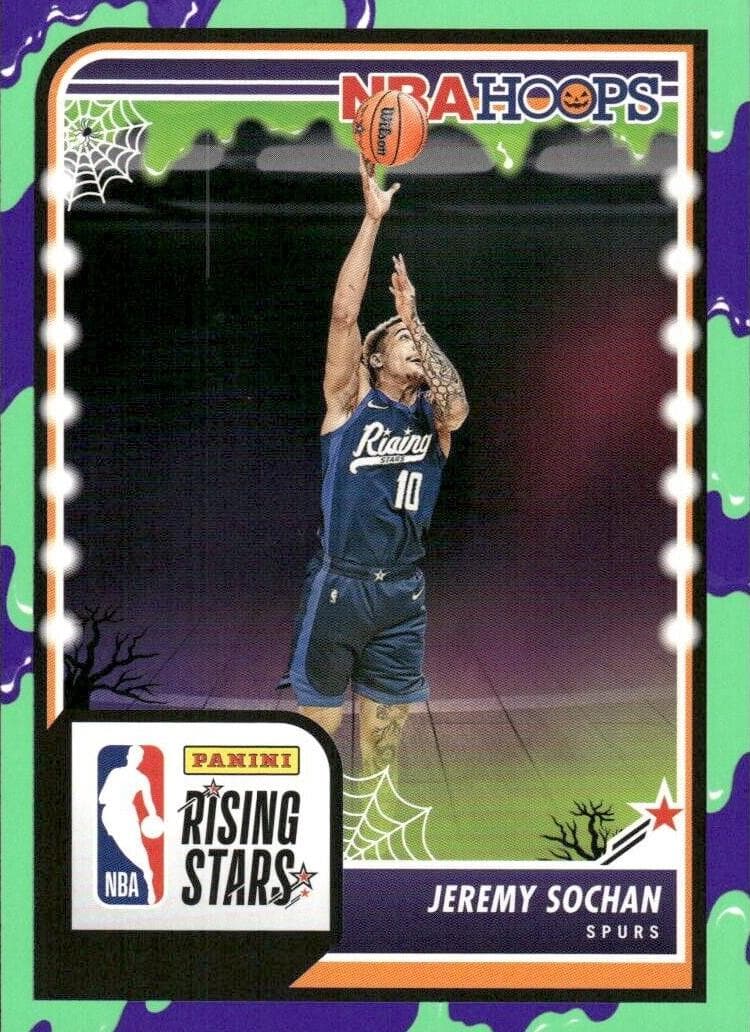 Jeremy Sochan 2023 panini Hoops Haunted Hoops