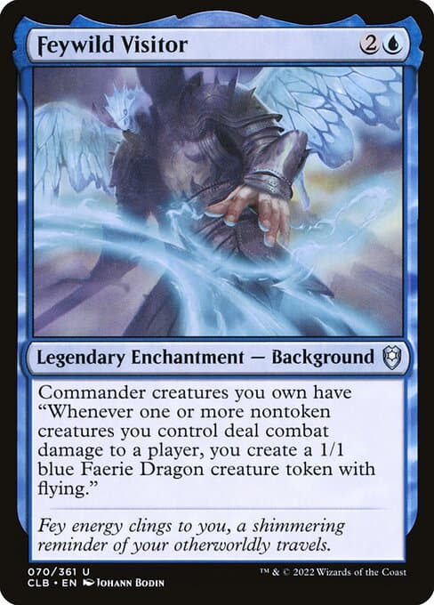 Feywild Visitor 2022 Magic: The Gathering Commander Legends: Battle for Baldur's Gate