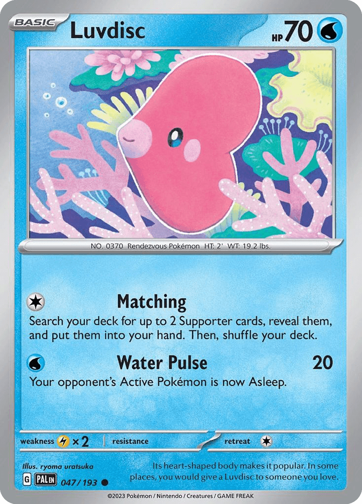 Luvdisc 2023 Pokemon
