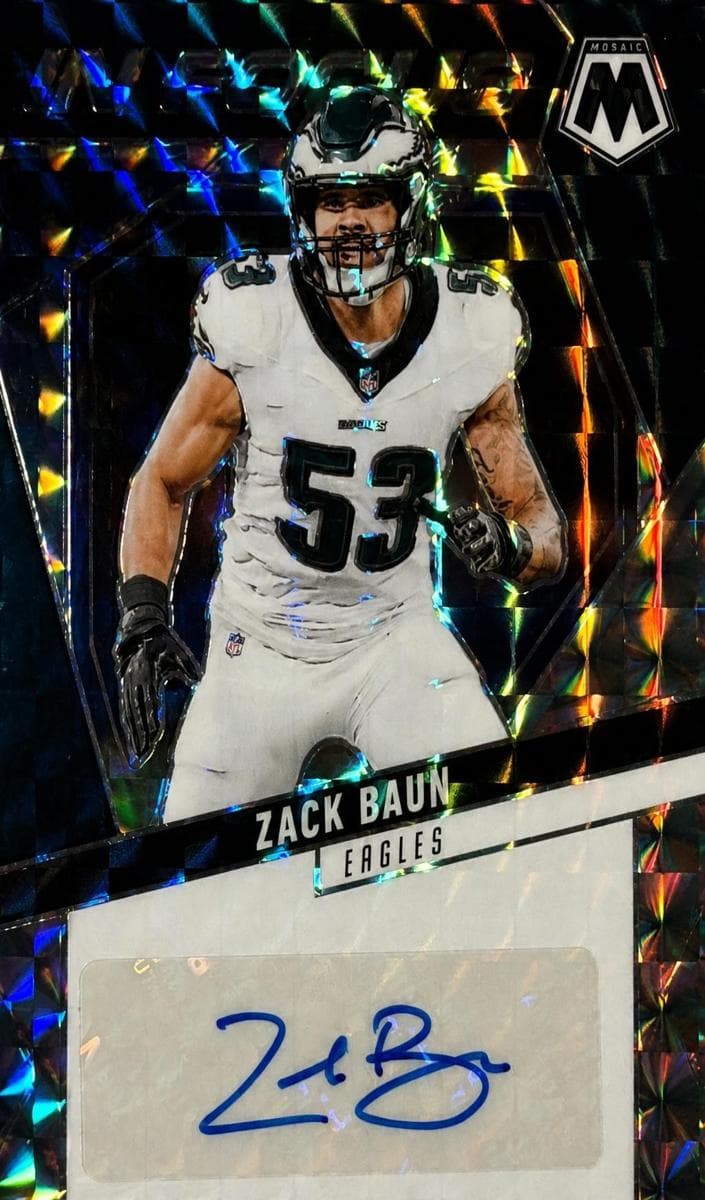 Zack Baun 2025 panini Mosaic