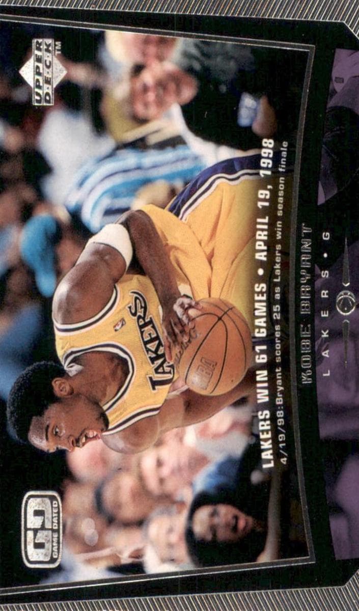 Kobe Bryant 1998 upper-deck Upper Deck