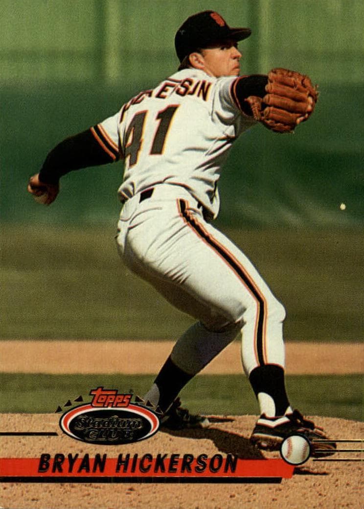 Bryan Hickerson 1993 unknown Stadium Club