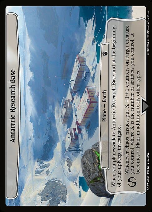 Antarctic Research Base 2023 Magic: The Gathering Doctor Who