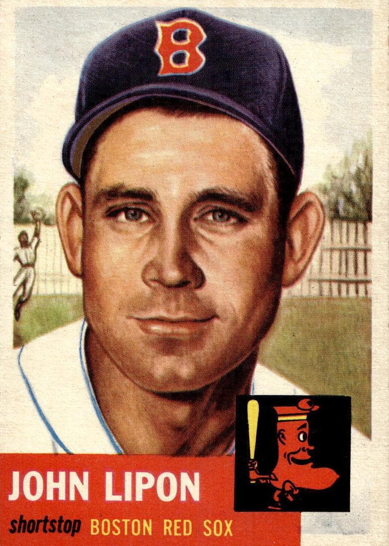 Johnny Lipon 1953 topps Topps