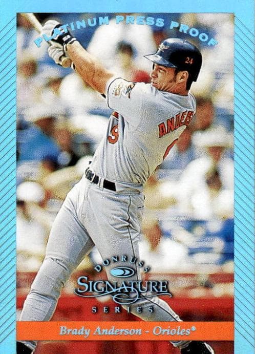 Brady Anderson 1997 panini Donruss Signature Series