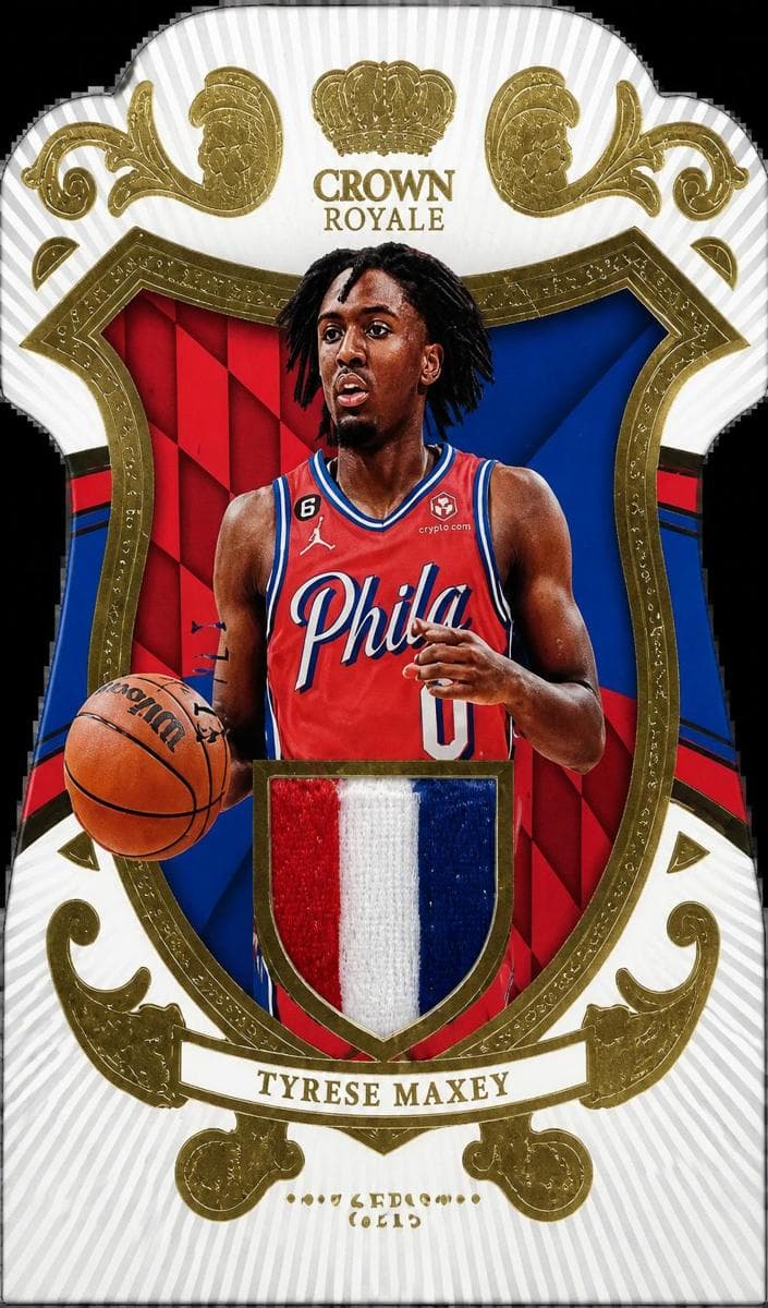 Tyrese Maxey 2023 panini Panini Crown Royale