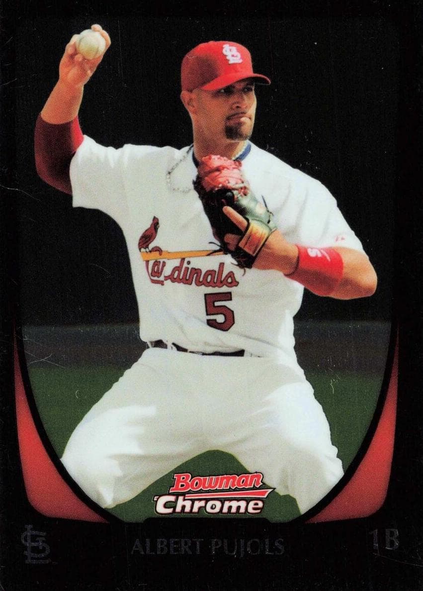 Albert Pujols 2011 bowman Bowman Chrome