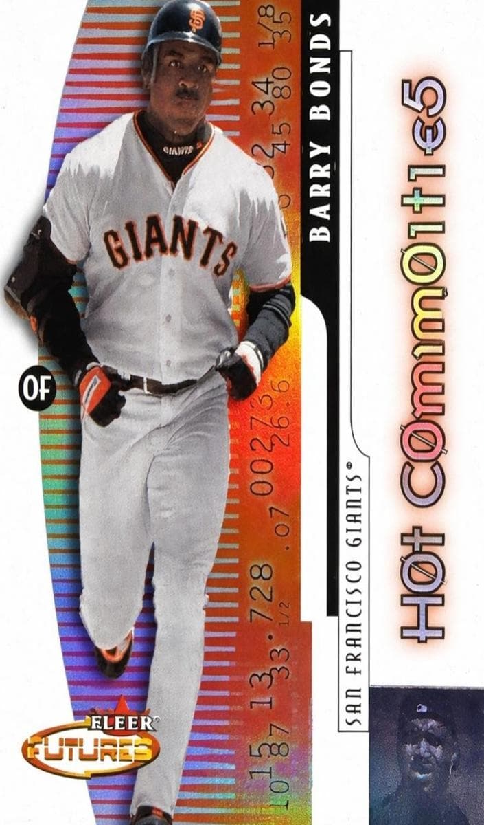 Barry Bonds 2001 fleer Fleer Futures