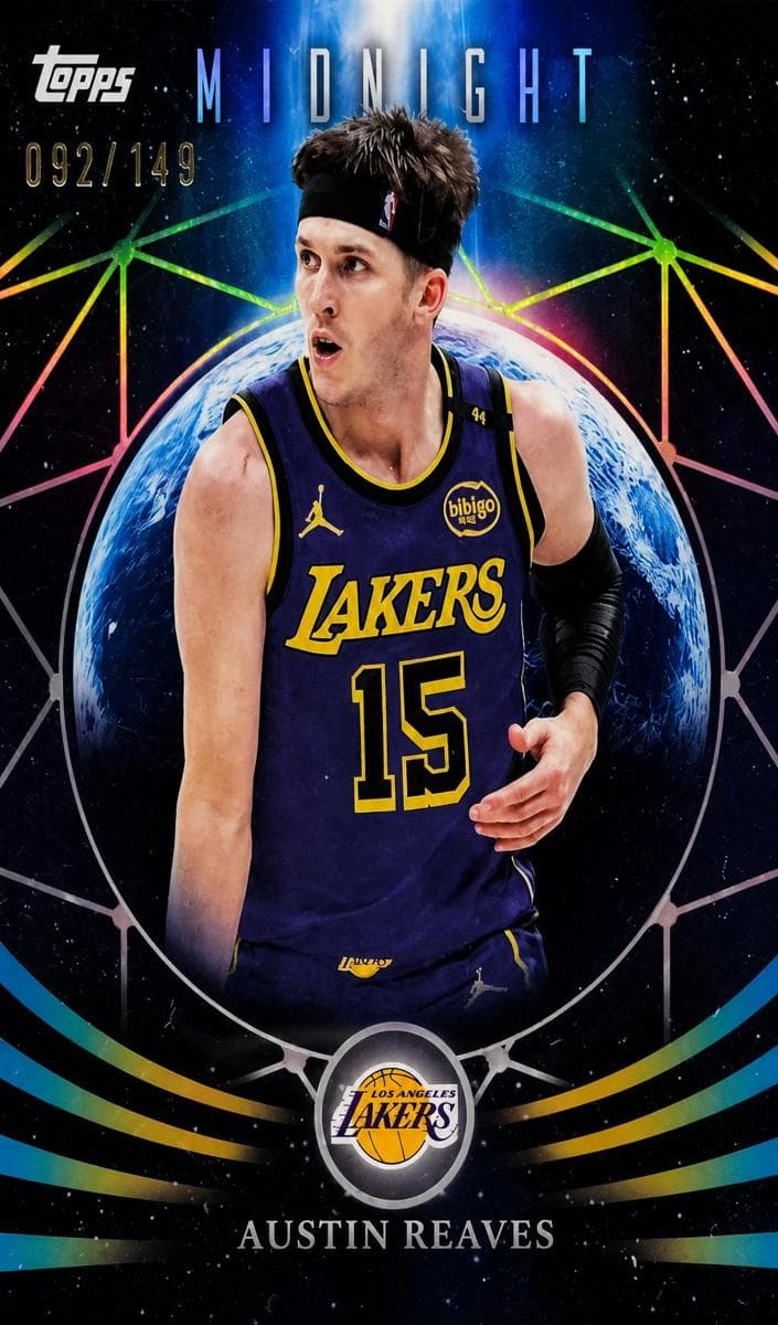 Austin Reaves 2025 topps Topps Midnight