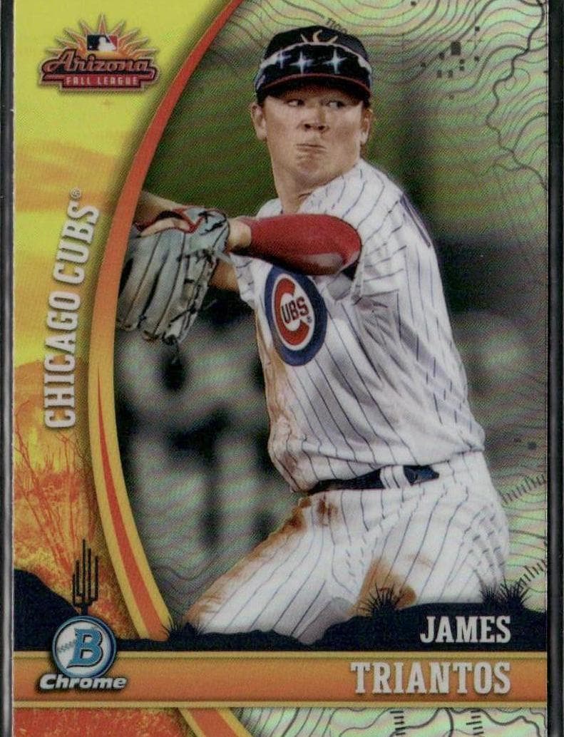 James Triantos trading card