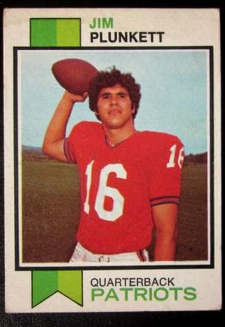 Jim Plunkett 1973 topps Topps