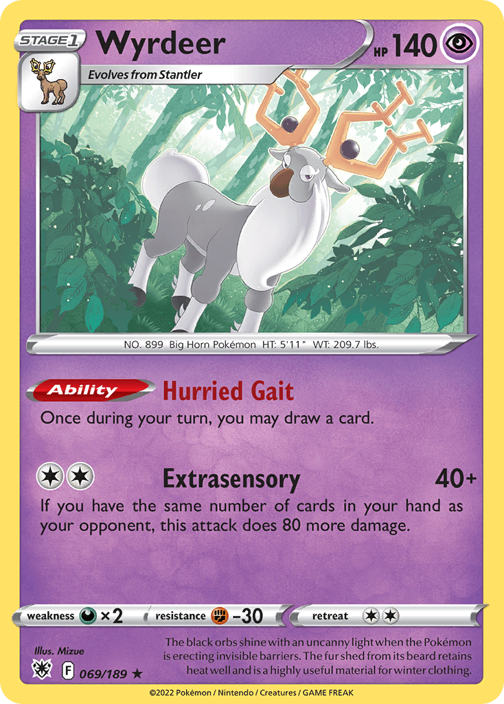 Wyrdeer 2022 Pokemon Astral Radiance