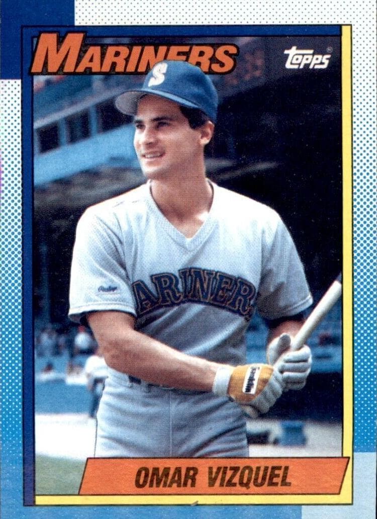 Omar Vizquel 1990 topps O-Pee-Chee