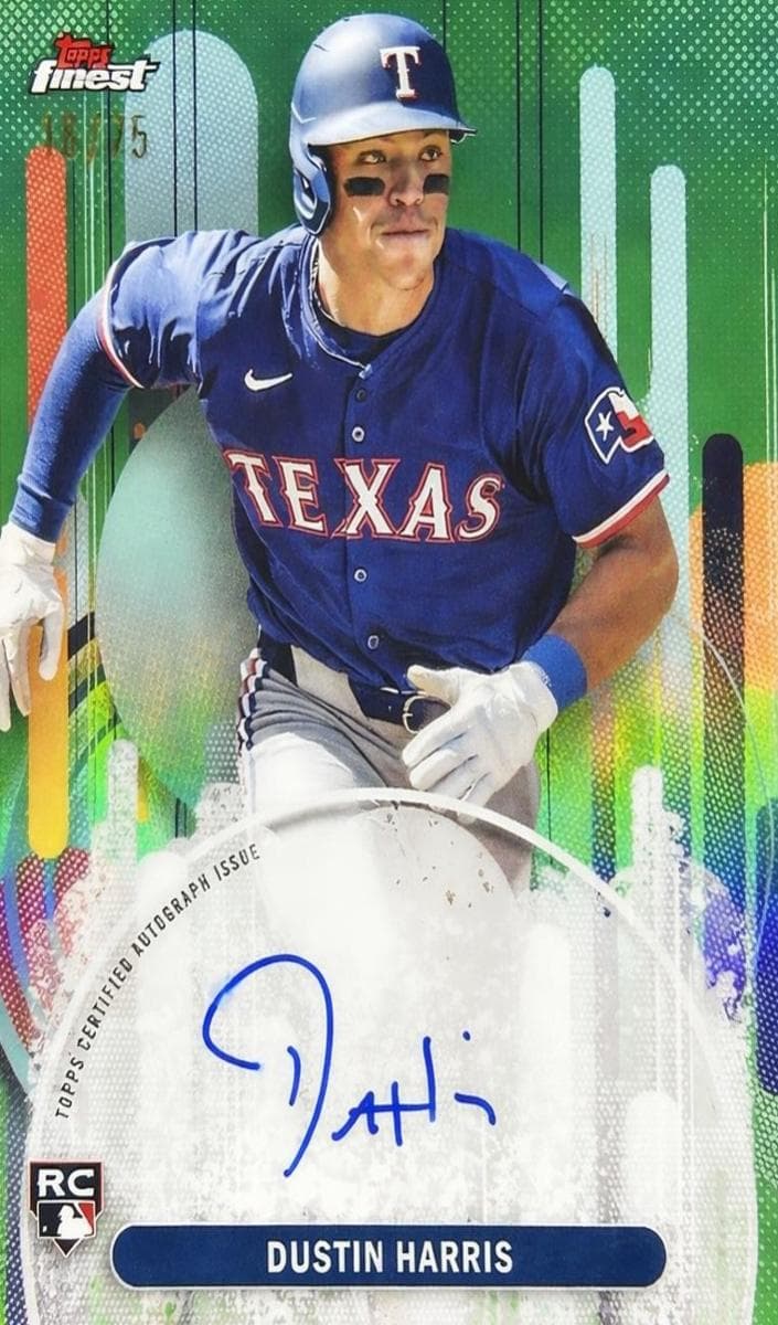 Dustin Harris 2025 topps Topps Finest