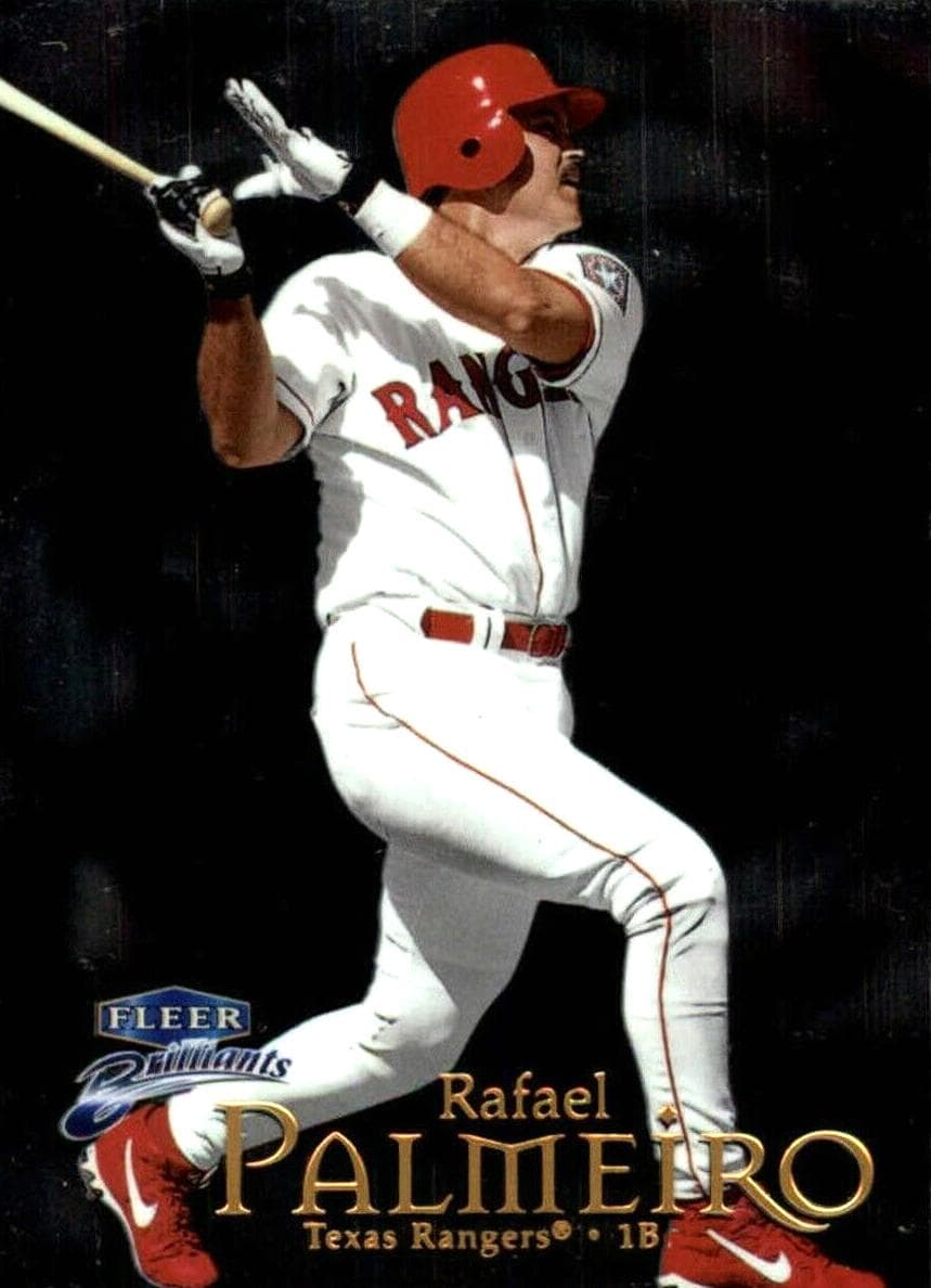 Rafael Palmeiro 1999 fleer Fleer Brilliants