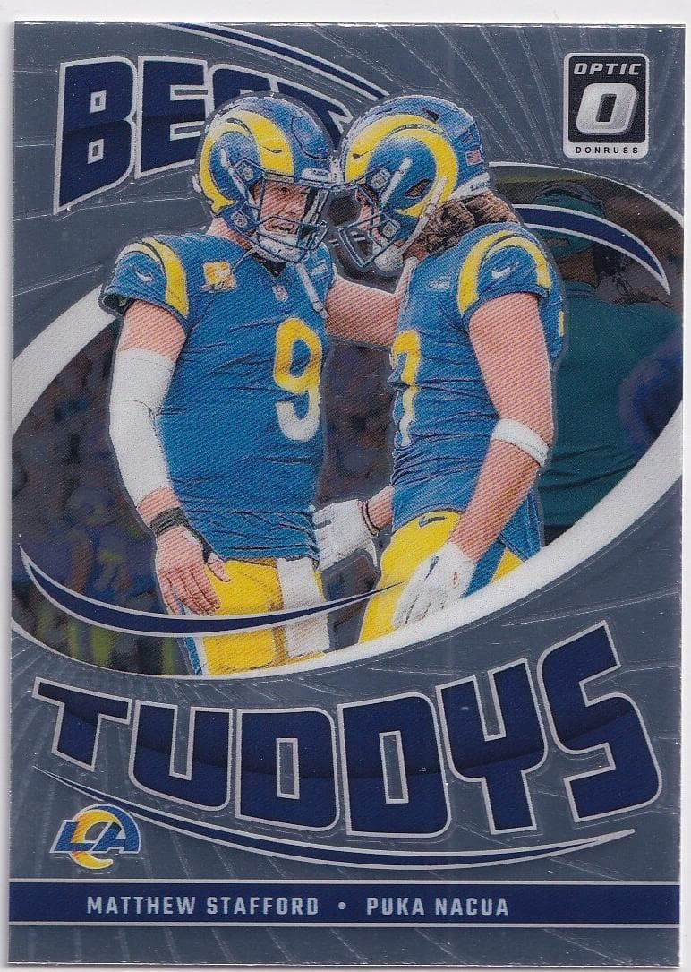 Matthew Stafford / Puka Nacua 2024 panini Donruss Optic