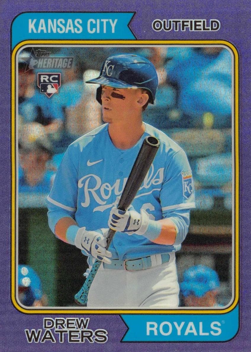 Drew Waters 2023 topps Topps Heritage