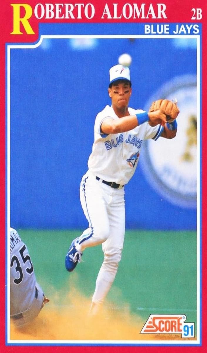 Roberto Alomar 1991 panini Score Rookie & Traded